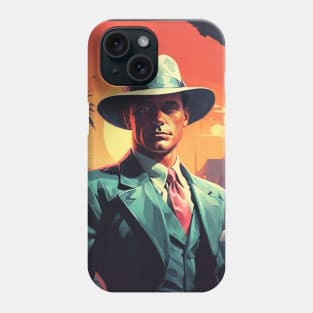 Noir Detective 1940’s (version 3) Phone Case