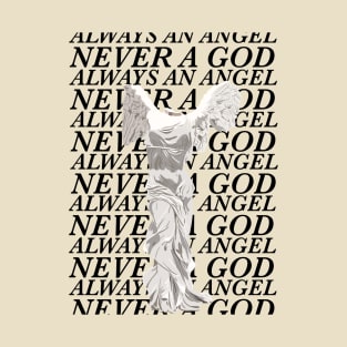 Always An Angel Black T-Shirt