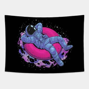 astronaut on vacation Tapestry
