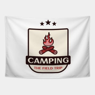 Camping the field trip Tapestry