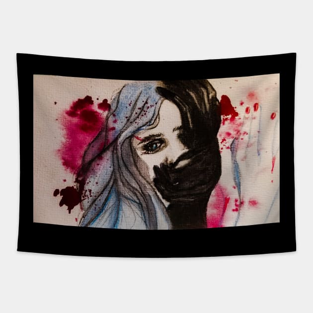 Fear Tapestry by teenamarie23art