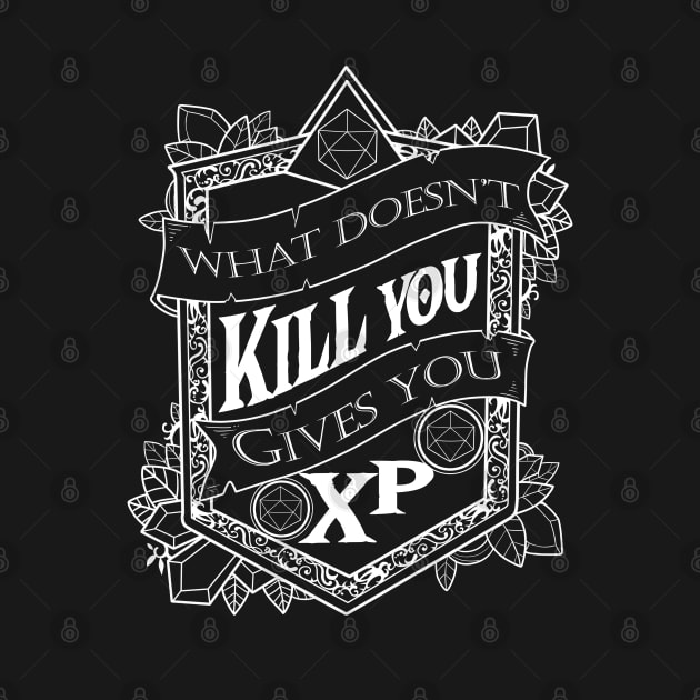 Role Playing Print Doesn't Kill You Give You XP Tabletop RPG by Linco