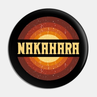 Vintage Proud Name Nakahara Anime Gifts Circle Pin