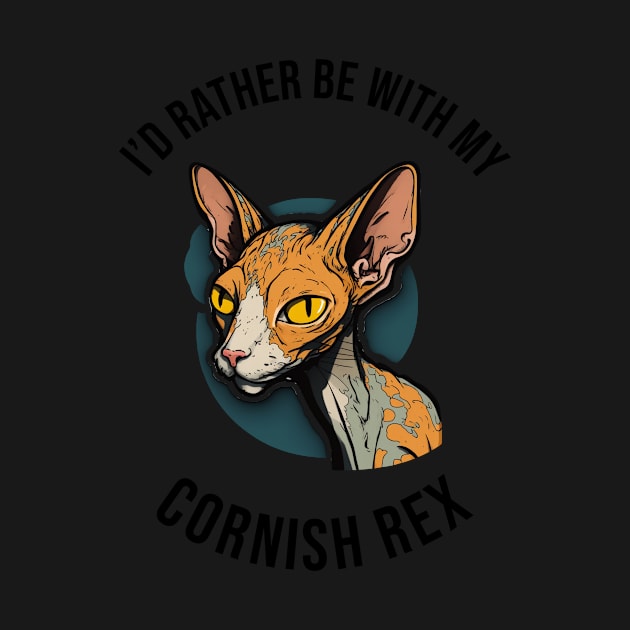 I'd rather be with my Cornish Rex by pxdg