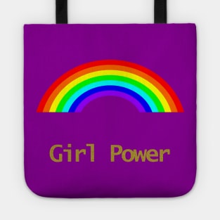 Girl Power Feminism Rainbow Tote