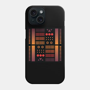 “Dimensional Systems (4)” - V.4 Orange/Purple - (Geometric Art) (Dimensions) - Doc Labs Phone Case