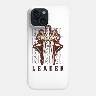 Gemini The Leader Zodiac Sign Phone Case