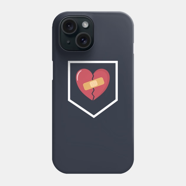 Whimsical and cute broken heart Phone Case by happinessinatee