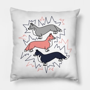 Funny Corgi Dog Design Pillow