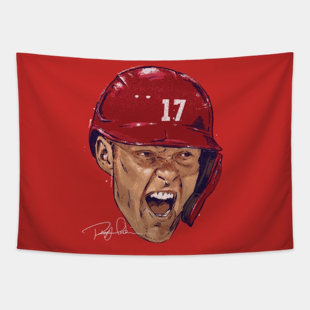 Rhys Hoskins Philadelphia Scream Tapestry by Jesse Gorrell