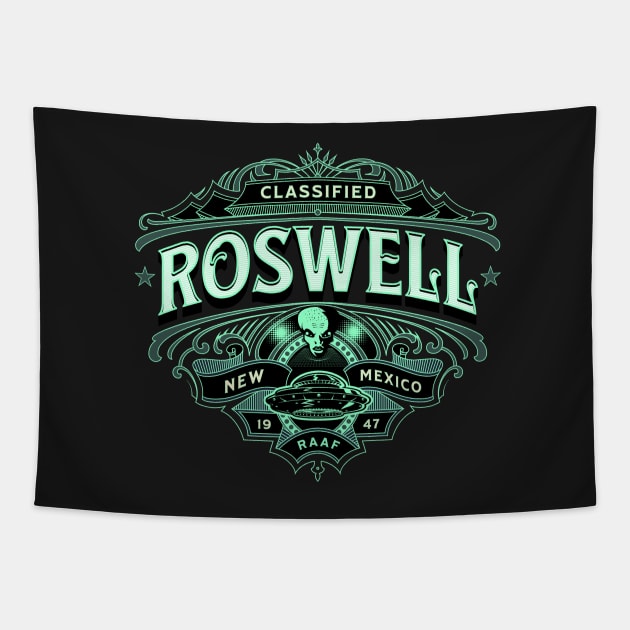 Roswell Tapestry by Mick-J-art