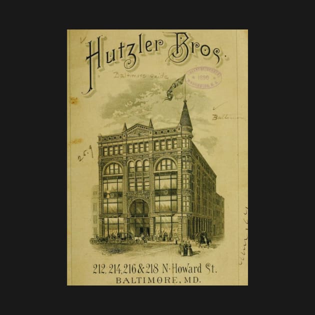 HUTZLER BROS VINTAGE BALTIMORE DESIGN by The C.O.B. Store