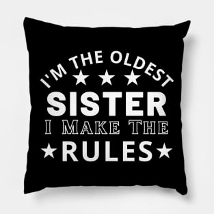 2023 Funny Older Sister vintage idea Pillow