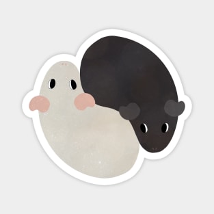 Yin Yang Guinea Pigs Magnet