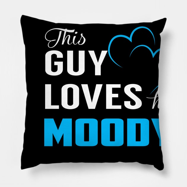 This Guy Loves His MOODY Pillow by LorisStraubenf