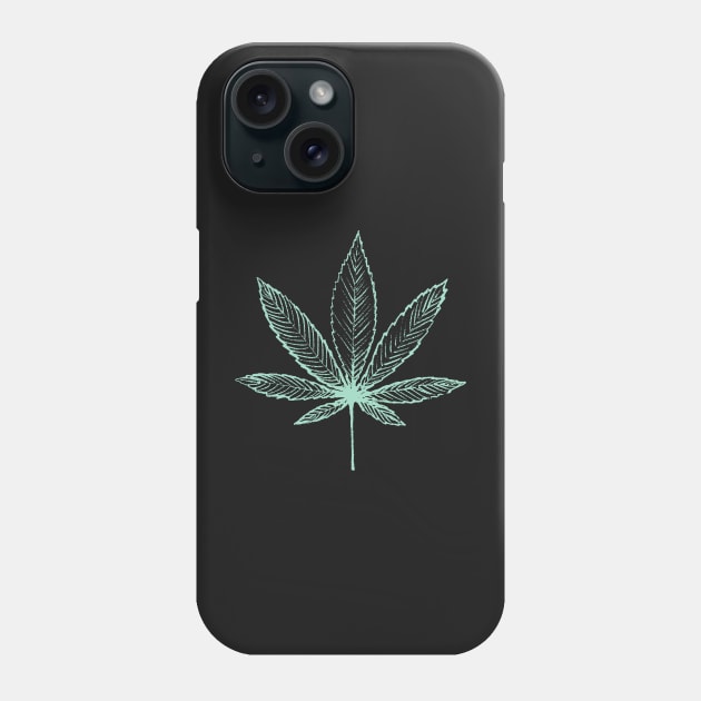 Cannabis Leaf | Cool Phone Case by gronly