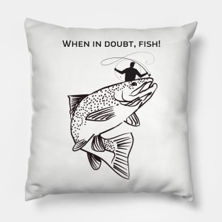 When in doubt, fish! Pillow