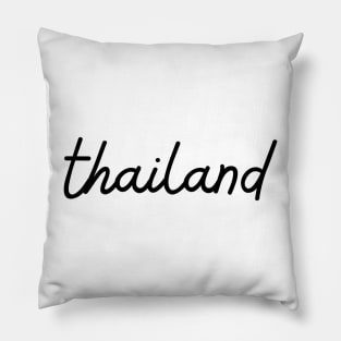 thailand - black Pillow