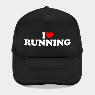 I Heart Running GIft Hat