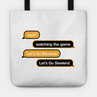 Steelers WYD Text Tote