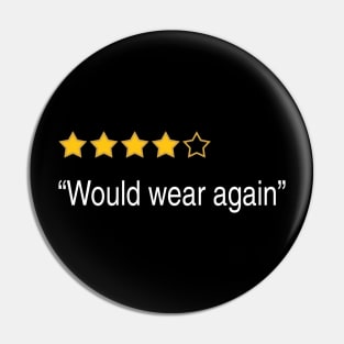 t-shirt Review Pin