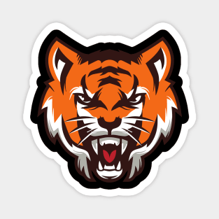 Tiger Roar Animated Aggressive Magnet