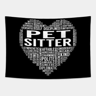 Pet Sitter Heart Tapestry