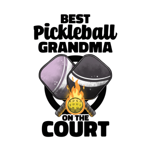 Best Pickleball Grandma Paddle Pickleballer Lucky Pickleball T-Shirt