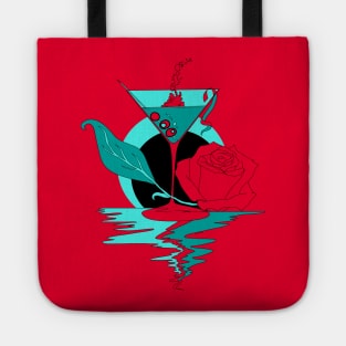 Turqred Martini and Rose Tote