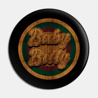 Circle Retro Baby Billy Pin