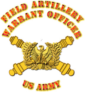 Emblem - Artillery - Warrant Officer Magnet