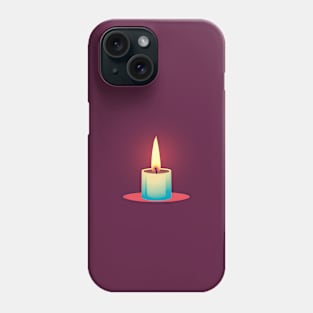 Cute and Cozy Candle || Vector Art Candle Phone Case