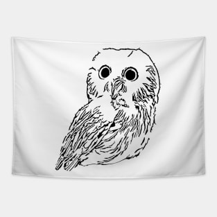 Cute Baby Owl Tapestry