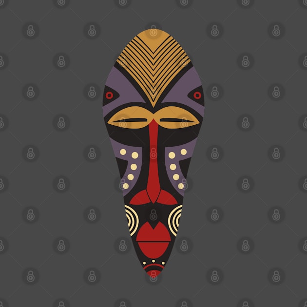 African mask No. 1 by Urbanic