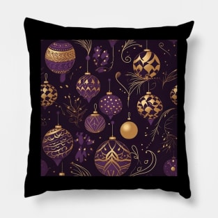 Winter Mood Retro Design Pillow