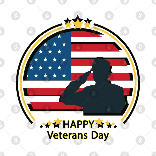 Happy Veterans Day - Veterans Day - T-Shirt | TeePublic