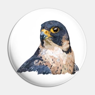 Peregrine falcon Pin