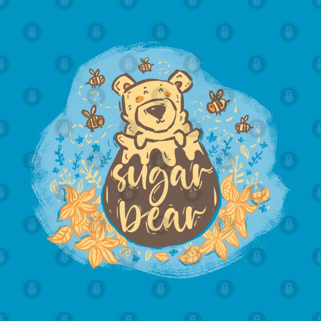 Sugar Bear by Norse Dog Studio