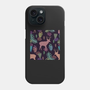 Deer in the Forest Pattern Phone Case