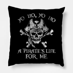 Yo Ho Yo Ho A Pirates Life For Me Skulls Pillow