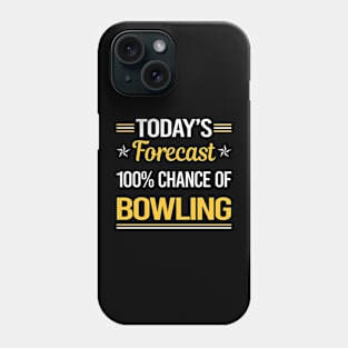 Today Forecast Bowling Phone Case