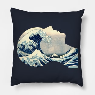 Blue Wave, Hokusai Great Wave in My Head Pillow