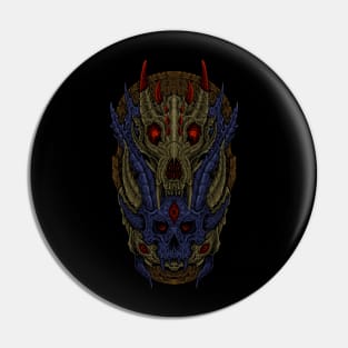 Skull red eyes 1 Pin