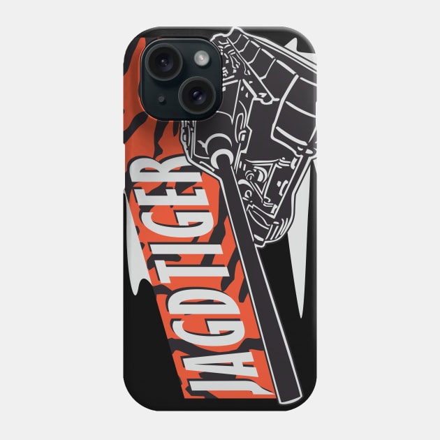 German Jagdtiger tank destroyer Phone Case by FAawRay