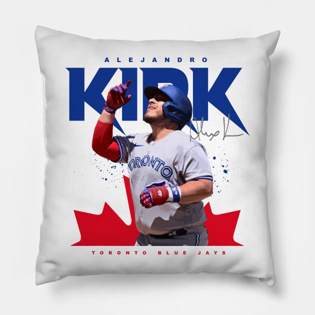 Alejandro Kirk Pillow by Juantamad