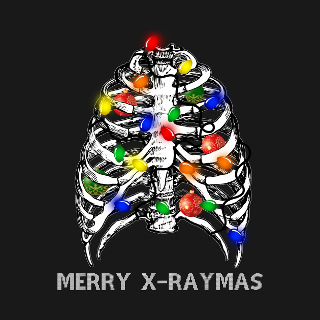 Merry X-raymas T-shirt Funny Christmas Gift - Merry X Raymas - T-Shirt