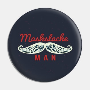 Vintage MASKSTACHE MAN Pin