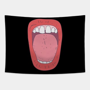 Voice Actor - Mouth Graphic - Performing Artist Tapestry