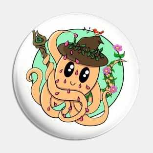 Octopus Druid- Dungeons and Dragons Pin