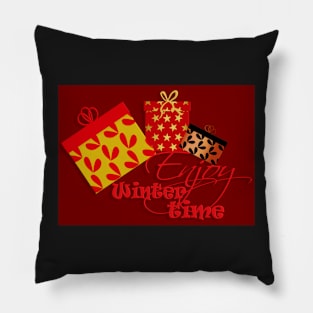 Enjoy winter time Pillow